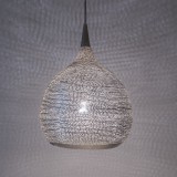HANGING LAMP MST FLSK BRASS SILVER PLATED 35 - HANGING LAMPS